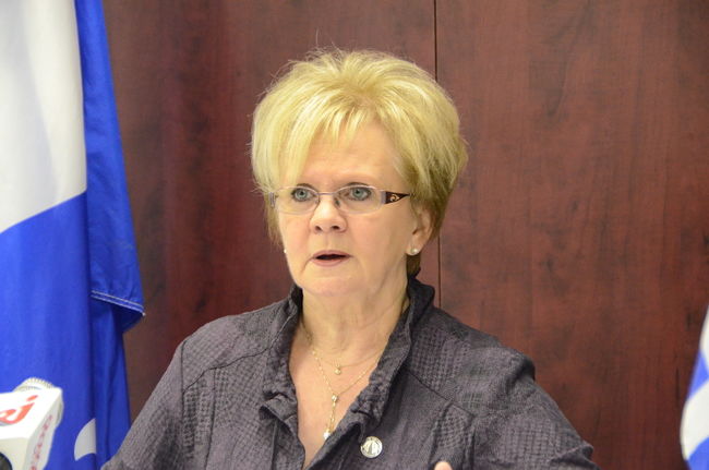 La députée de Champlain, Noëlla Champagne, n'a pas apprécié la sortie de son collègue Yves-François Blanchet.