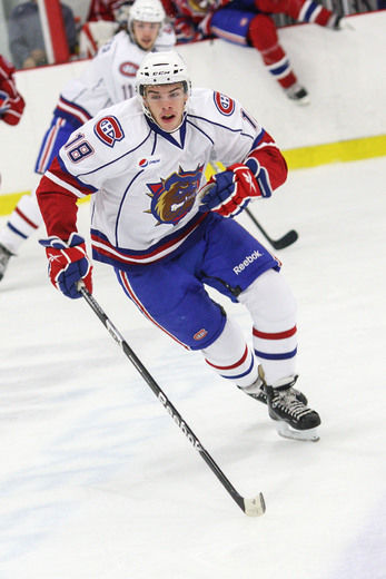 Il ne faut pas s'attendre à voir Michael Bournival et les Bulldogs de Hamilton jouer contre une équipe de Trois-Rivières de sitôt. Québecor a démenti les rumeurs, lundi matin.