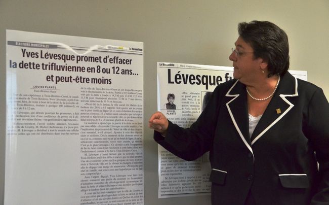 Sylvie Tardif a étayé ses propos avec des archives du quotidien local.