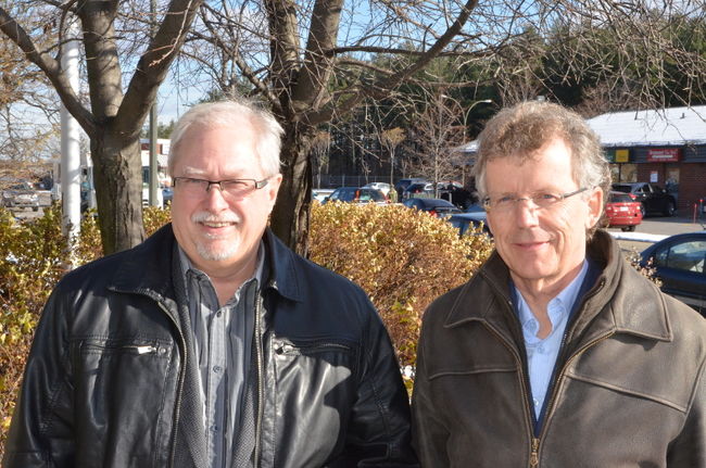 De gauche à droite: Denis Trottier et Michel Rousseau, coprésidents du Comité sectoriel de main d’œuvre de la métallurgie du Québec.