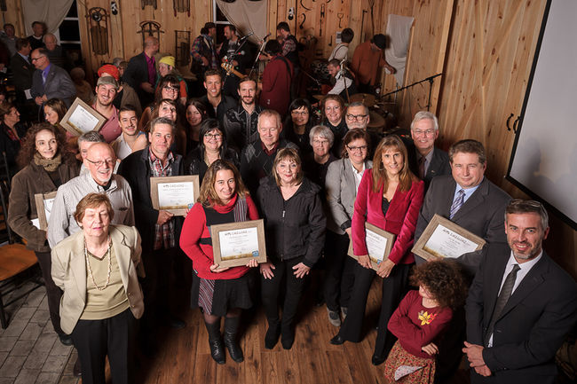 Les gagnants de la 15e soirée Arts Excellence 2013.