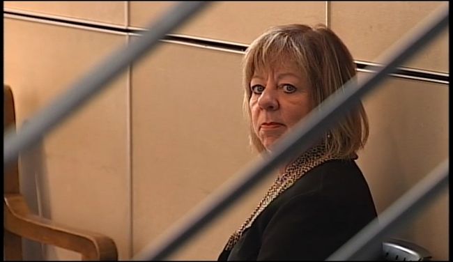 Chantal Roy lors de son procès pour conduite avec les facultés affaiblies.
