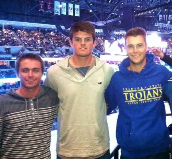 Julien Bélager, Jean-Félix Proulx et Maxime Brouillard évoluent tous trois pour les Trojans du Trinidad State Junior College, au Colorado.