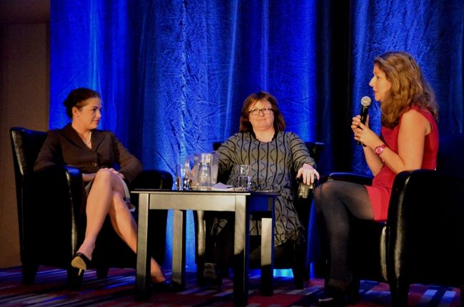 Trois femmes qui s’affichent ouvertement à droite de l’échiquier politique: Brigitte Pellerin, Lise Ravary et Sophie Durocher.