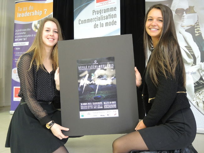 Chloé Gervais et Laurence Ricard-Lacombe, toutes deux étudiantes en commercialisation de la mode et responsables des communications