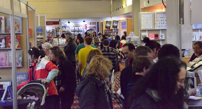 Environ 13 000 personnes se sont rendues au Salon du livre de Trois-Rivières cette année.