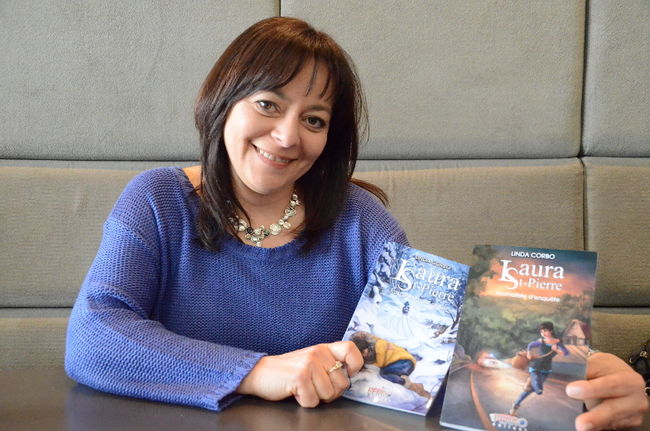 Linda Corbo a lancé les deux premiers tomes de sa série Laura St-Pierre, le 21 mars dernier. 