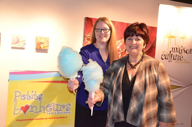Mélanie Brisebois, responsable du projet, et Stella Montreuil, présidente de la Corporation de développement culturel de Trois-Rivières, sont fières d’offrir une programmation culturelle pour les tout-petits.