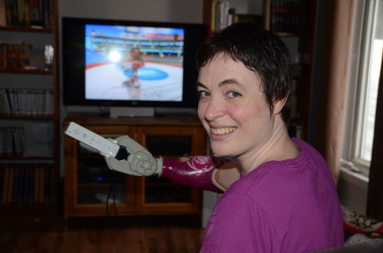 Marie-Sol a recommencé la pratique de plusieurs activités, dont celle de jouer à des jeux vidéo avec ses enfants grâce à la console Nintendo Wii.
