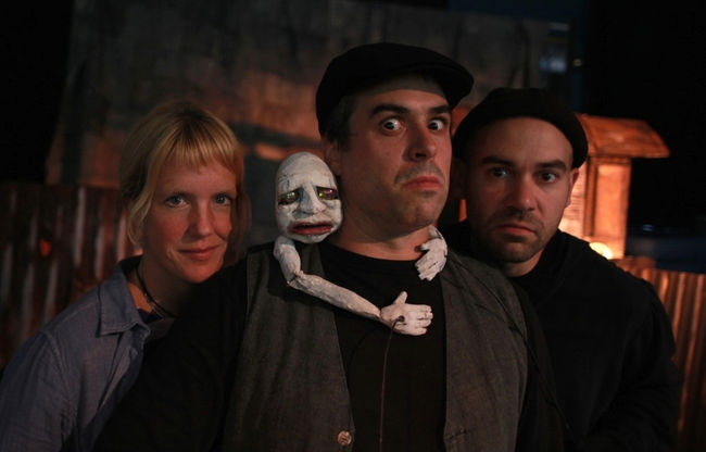 Les créateurs des Sages Fous: South Miller, Jacob Brindamour et Sylvain Longpré.