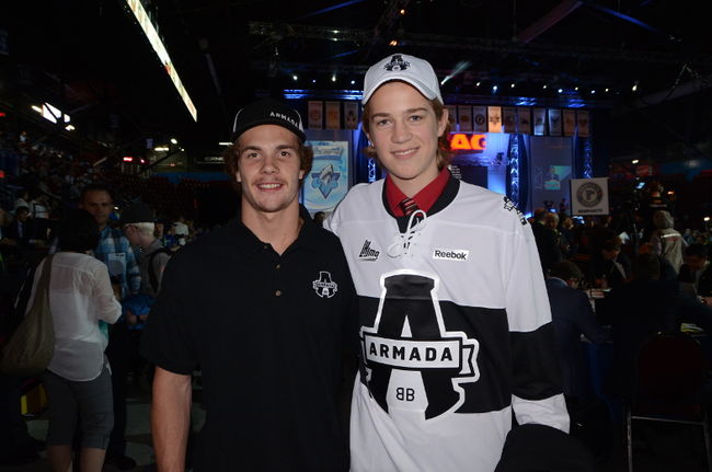 À Blainville-Boisbriand, Montembeault ira rejoindre son coéquipier Guillaume Beaudoin, qui était présent à Saguenay.