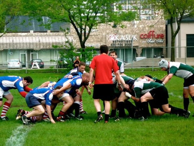 Les Braves en pleine action.