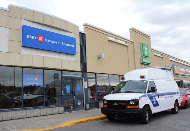 La succursale de la BMO du boulevard Jean XXIII a été cambriolée. 