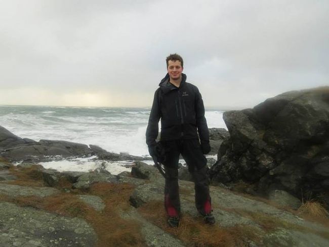 Vincent Carrier en est à son deuxième séjour dans l’Arctique norvégien. 