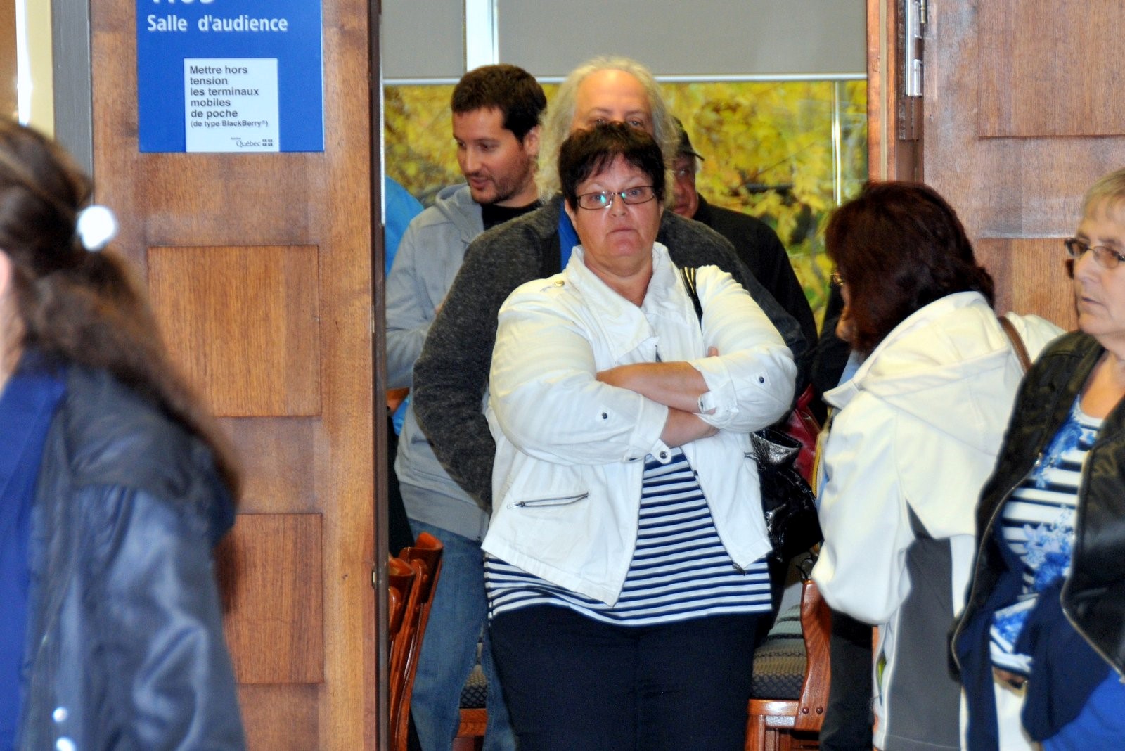 Gabrielle Fréchette, accusée du décès de Chantal Lavigne.
