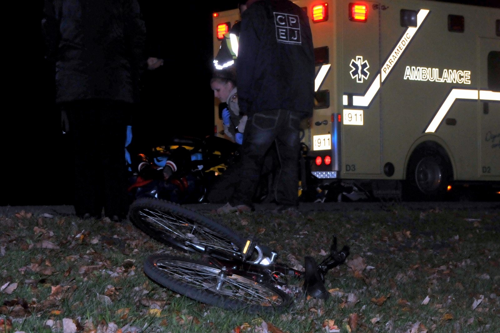 Accident impliquant un cycliste à Drummondville