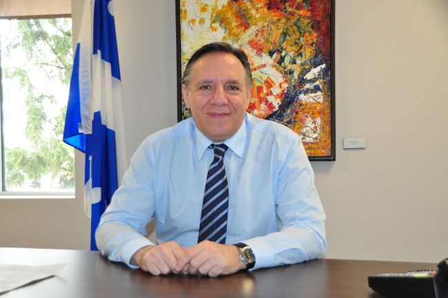 François Legault, chef de la CAQ.