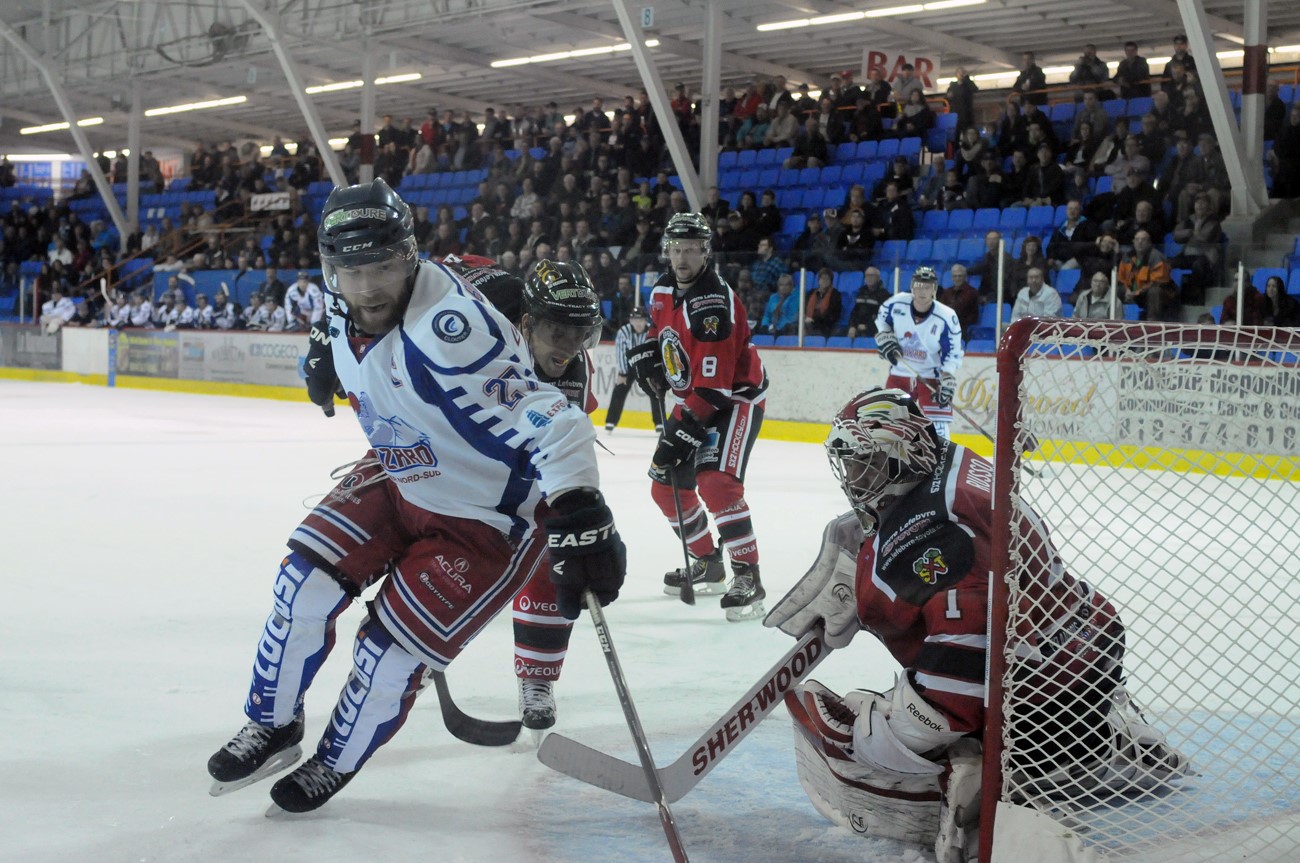 Dur revers de 5-4 en prologation pour le Blizzard Cloutier Nord-Sud à Sorel