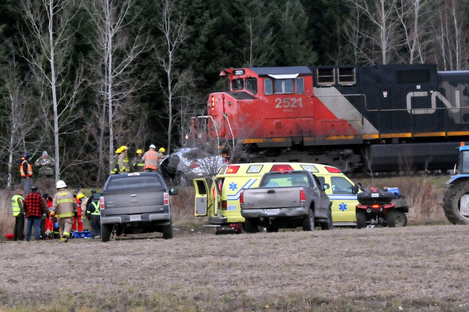 Un train percute une voiture près de Saint-Eugène: Un mort
