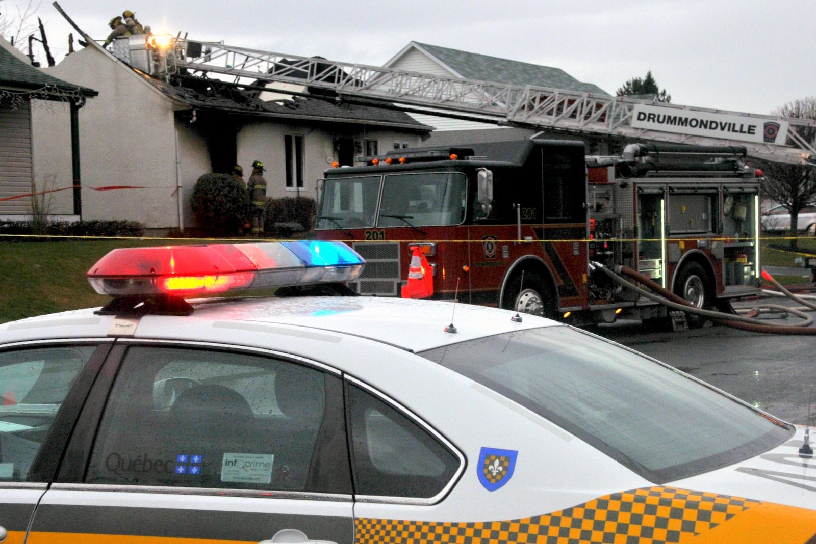 [MAJ 2] Grave incendie de résidence à Drummondville