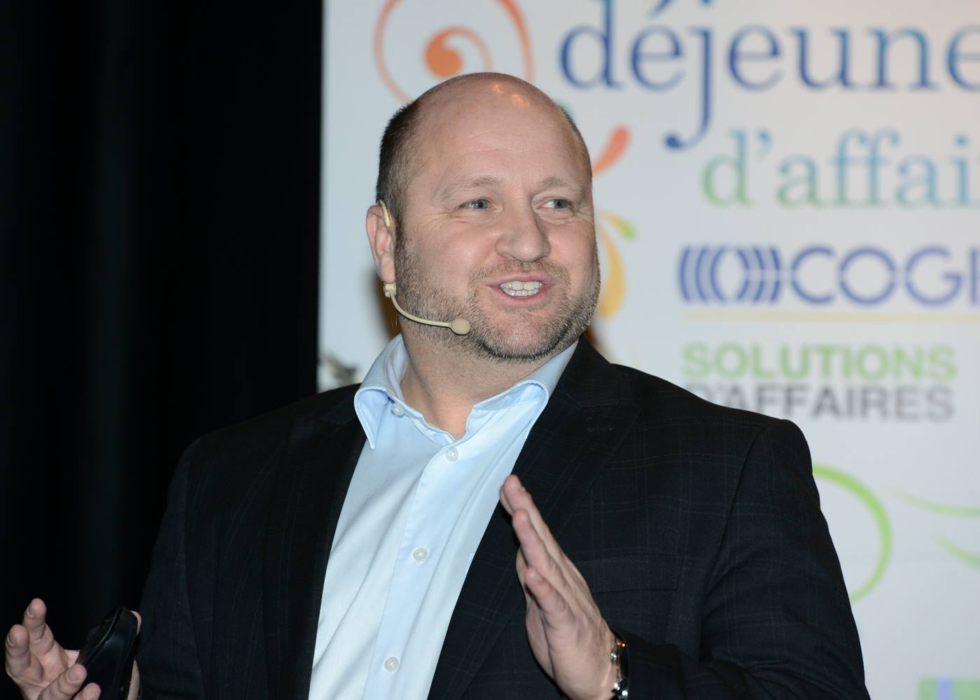 Sylvain Guimond séduit les gens d'affaires trifluviens