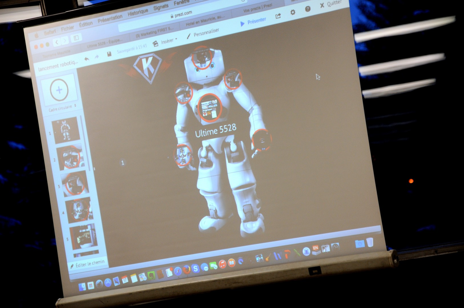 L'équipe « Ultime 5528 » prête pour l’aventure Robotique First