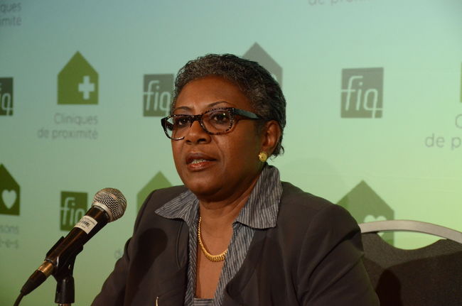 Selon Régine Laurent, présidente de la FIQ, la mise en place de cliniques de proximité ne nécessiterait pas l’investissement d’argent neuf.
