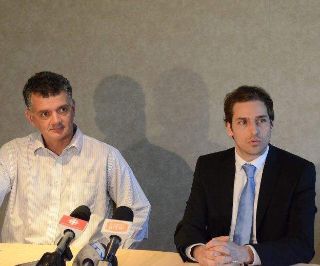 Dans l’ordre habituel, Serge Larouche, président de Ganotec, et Simon Pillarella, vice-président au développement des affaires d’IFFCO Canada.