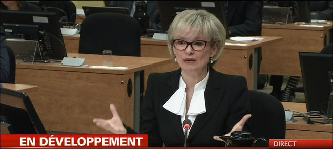 L'ex-ministre Julie Boulet, à la barre de la Commission Charbonneau