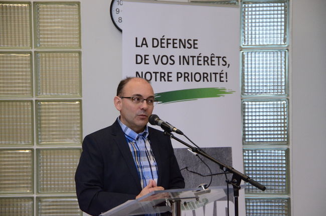 Yvon Boivin, président de la Coalition d’aide aux victimes de la pyrrhotite (CAVEP)