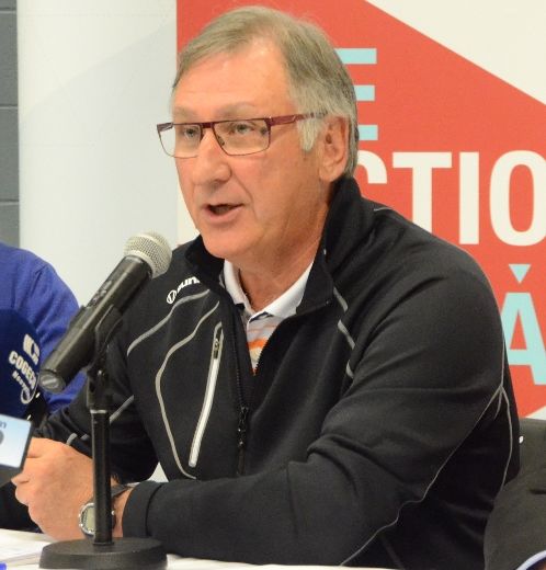 Michel Byette, lors d’une conférence de presse au cours de laquelle il avait contesté les allégations du vérificateur général.