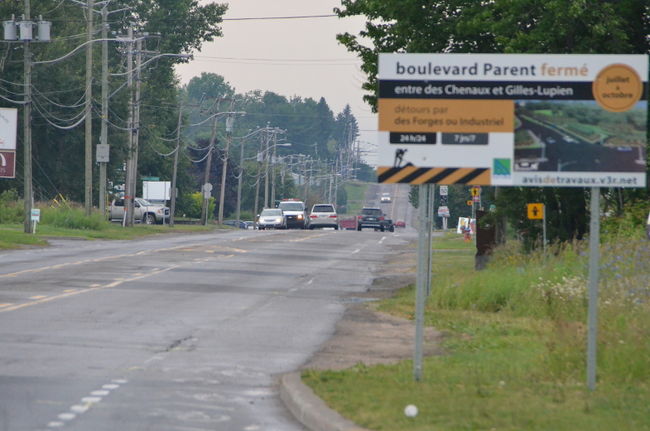 Les travaux sur le boulevard Parent forceront sa fermeture complète entre le boulevard des Chenaux et la rue Gilles-Lupien pour neuf semaines. 