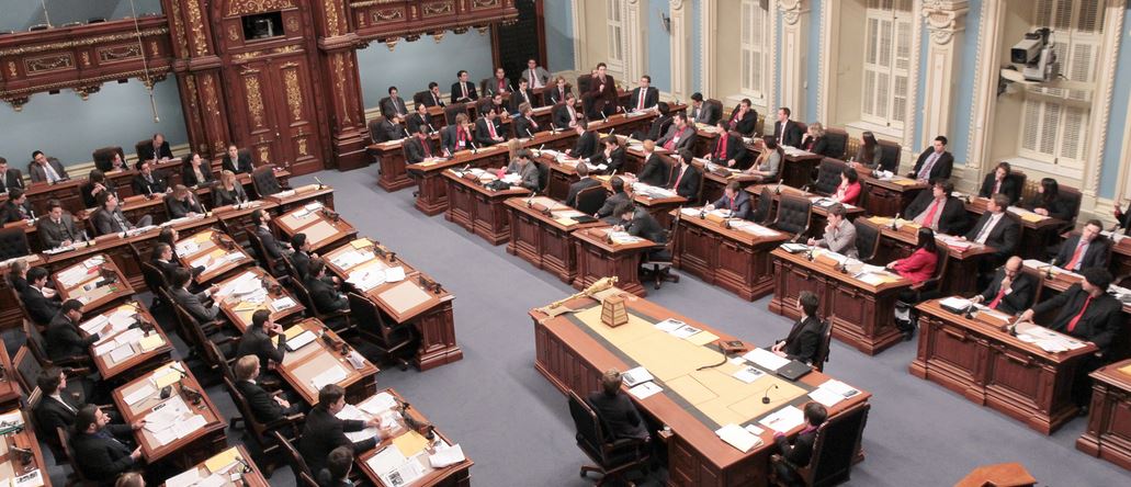 Photo prise lors du déroulement des échanges au Salon Bleu en 2014.