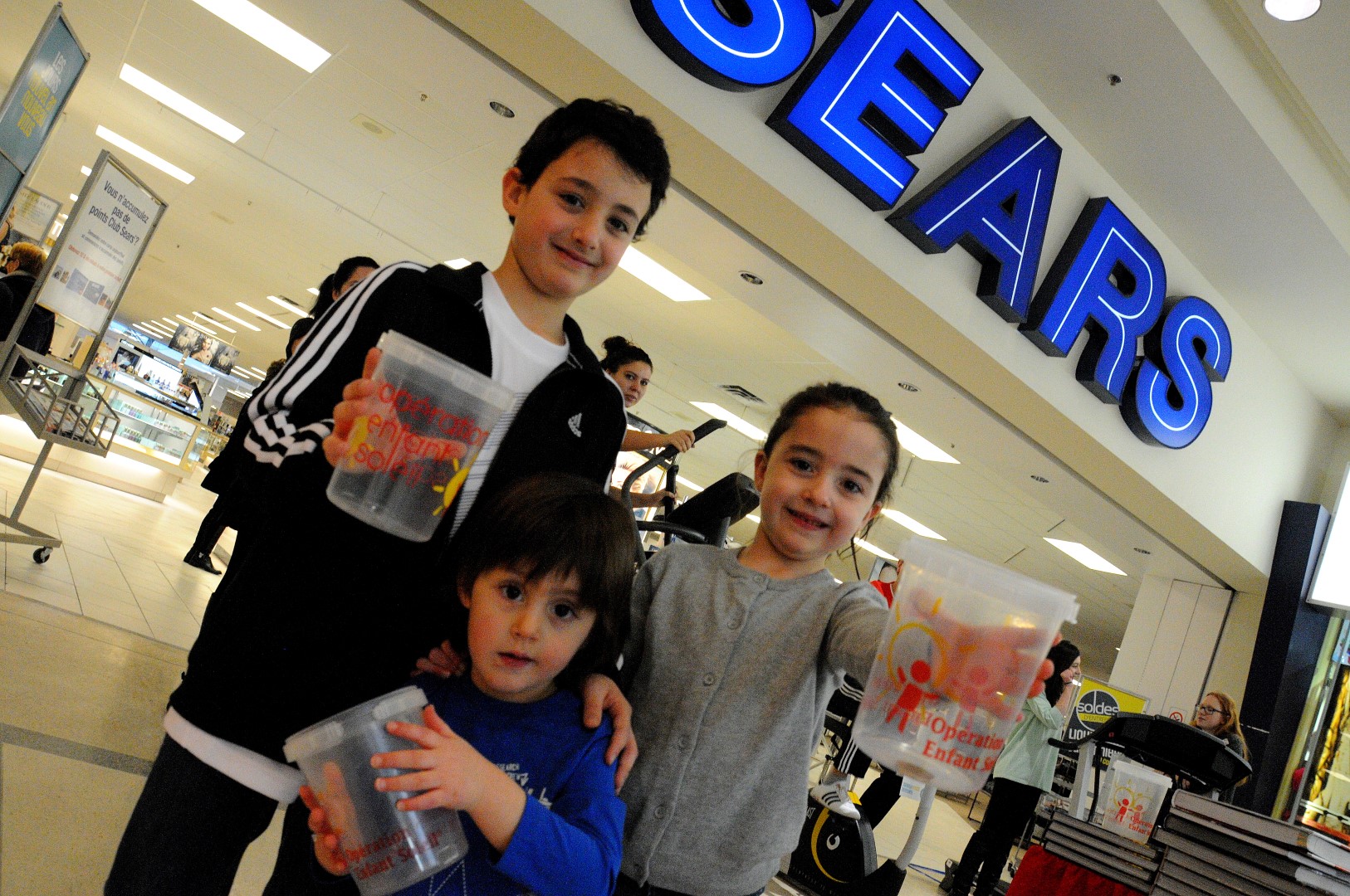Sears Trois-Rivières amasse des dons pour Opération Enfant Soleil
