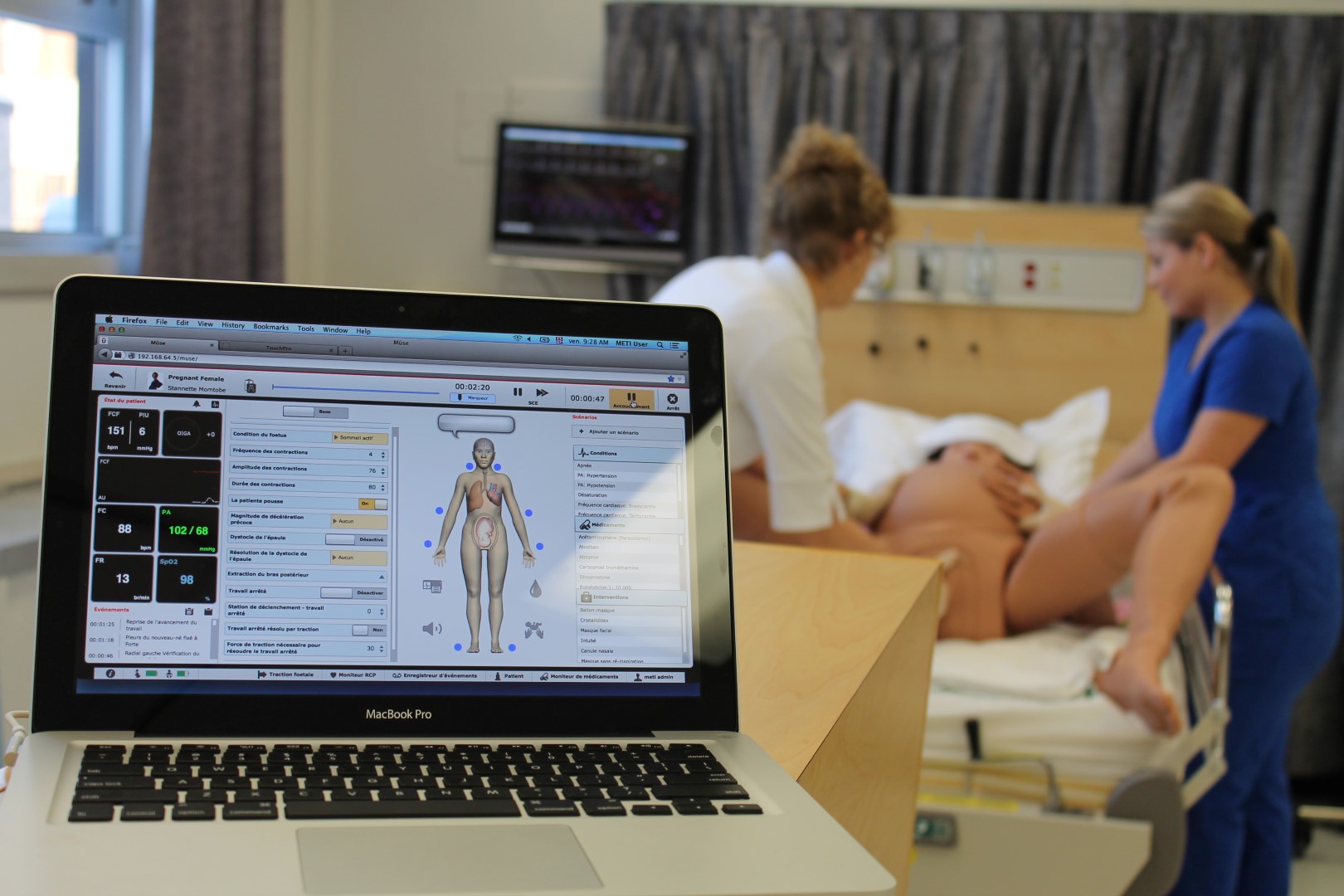 Une salle de simulation dernier cri en Soins infirmiers