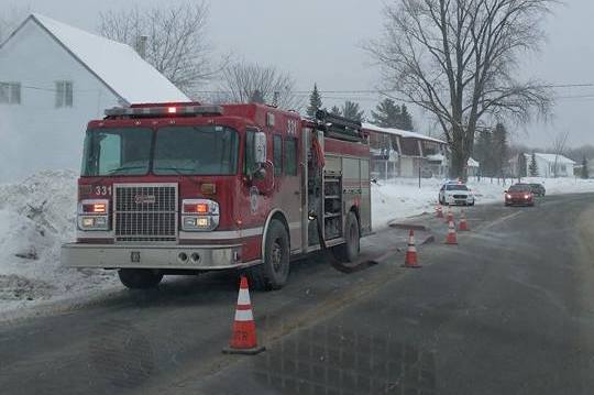 Incendie sur la rue Julien-Proulx