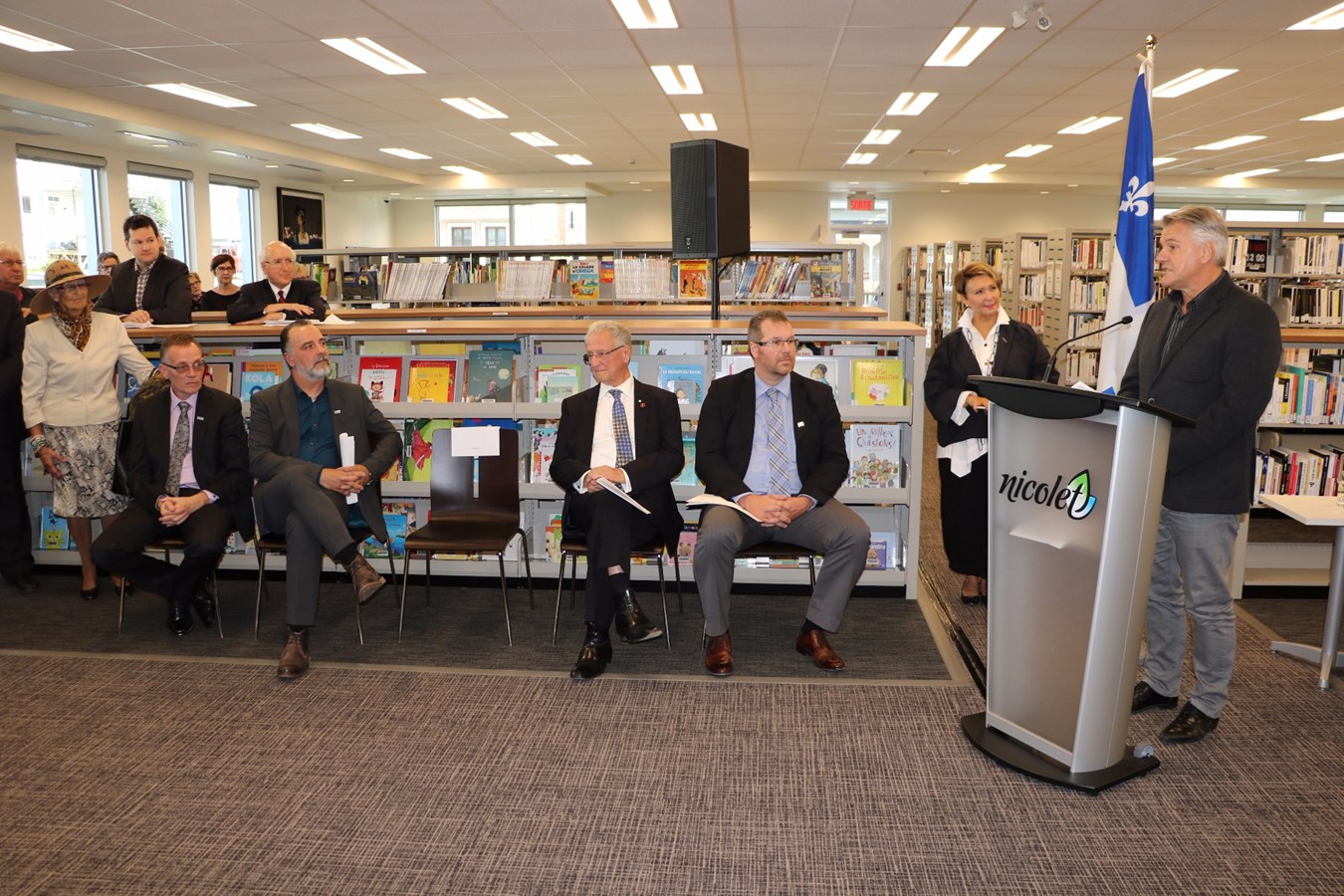 La Ville de Nicolet inaugure la bibliothèque H.-N.-Biron et l’hôtel de ville