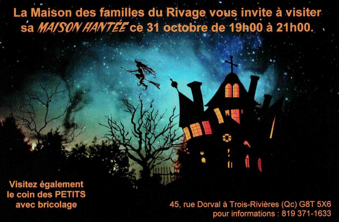 Halloween: Maison des familles du Rivage