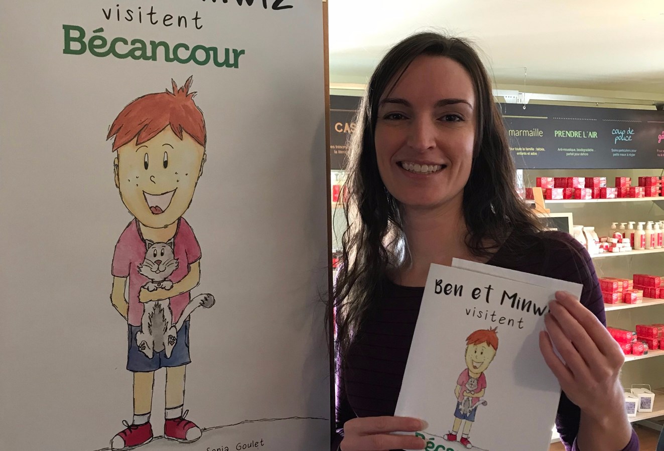 Lancement Ben et Minwiz visitent Bécancour par  Sonia Goulet