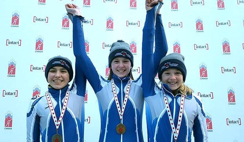 Mya Joly, médaillée d’argent, à la distance du 300 m