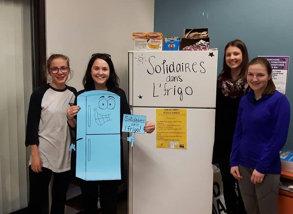 Solidaires dans l’frigo : un projet de partage alimentaire mis en place au Cégep de Trois-Rivières