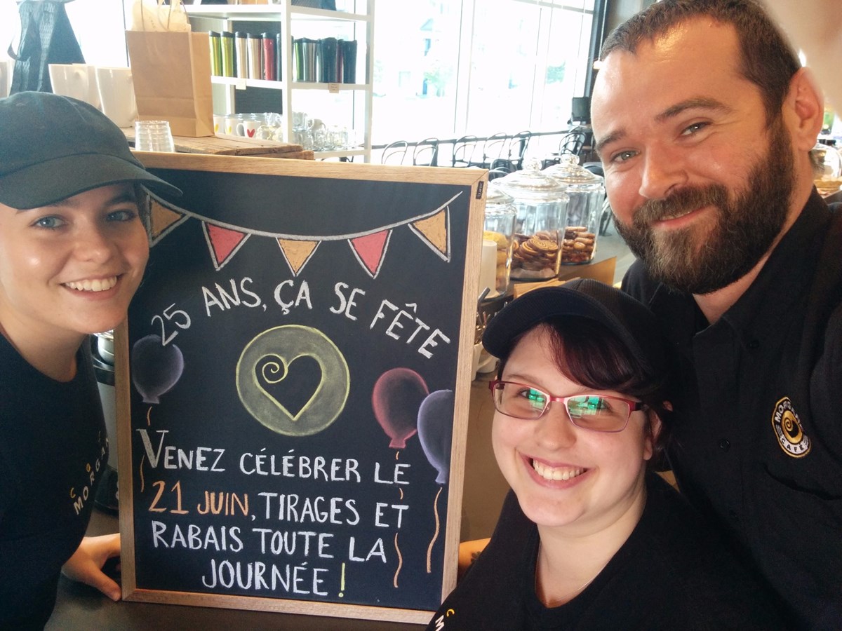 25 ans, ça se fête au Café Morgane!