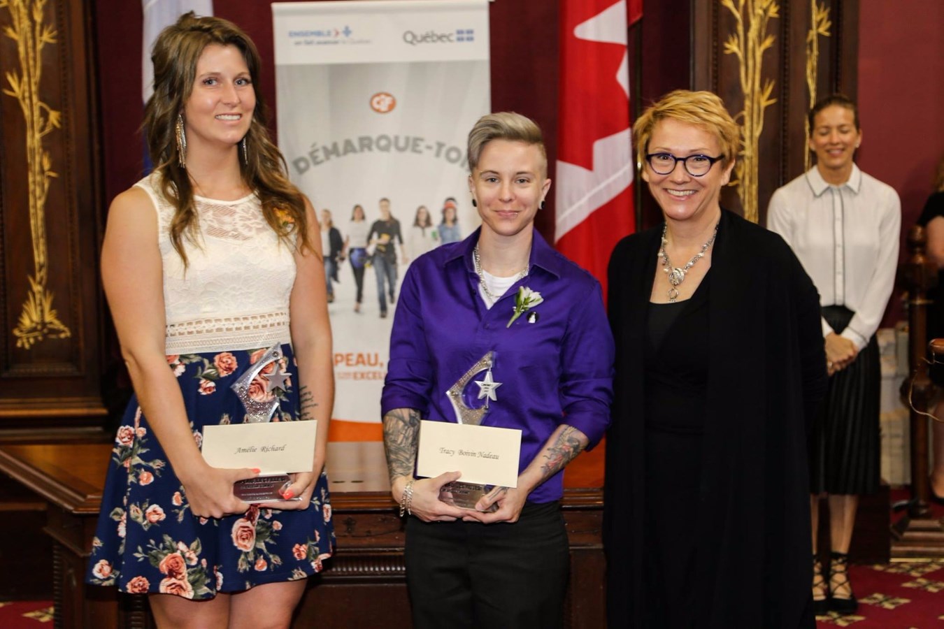 Amélie Richard remporte le prix Technologies de pointe d’une valeur de 2 000 $ au concours Chapeau, les filles!