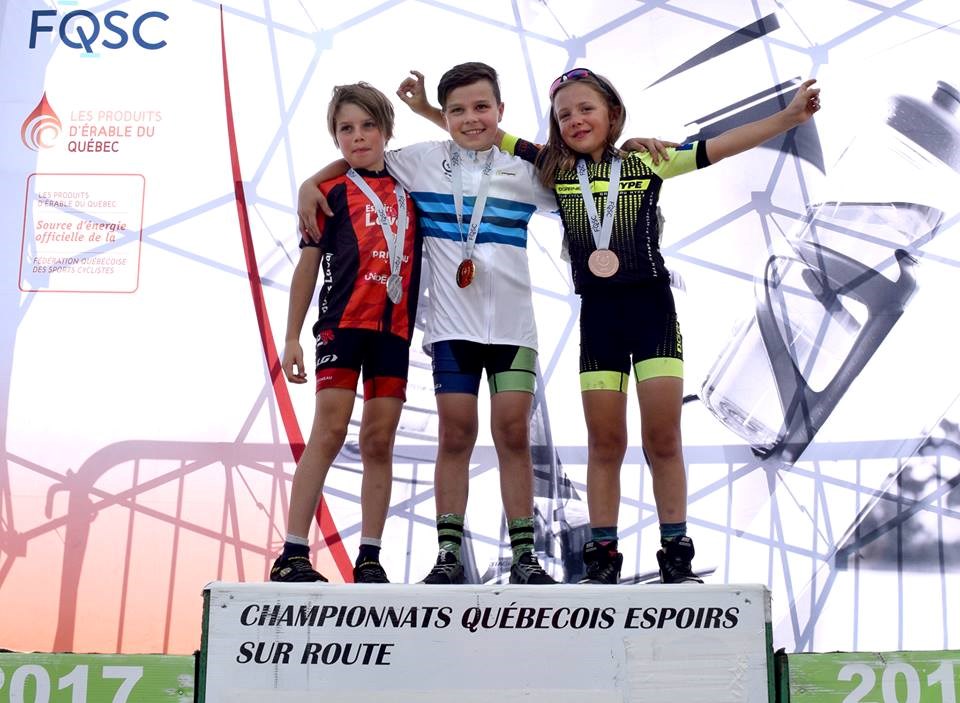 Deux athlètes de l’Équipe Vélo Mauricie sacrés « Champions québécois sur route »