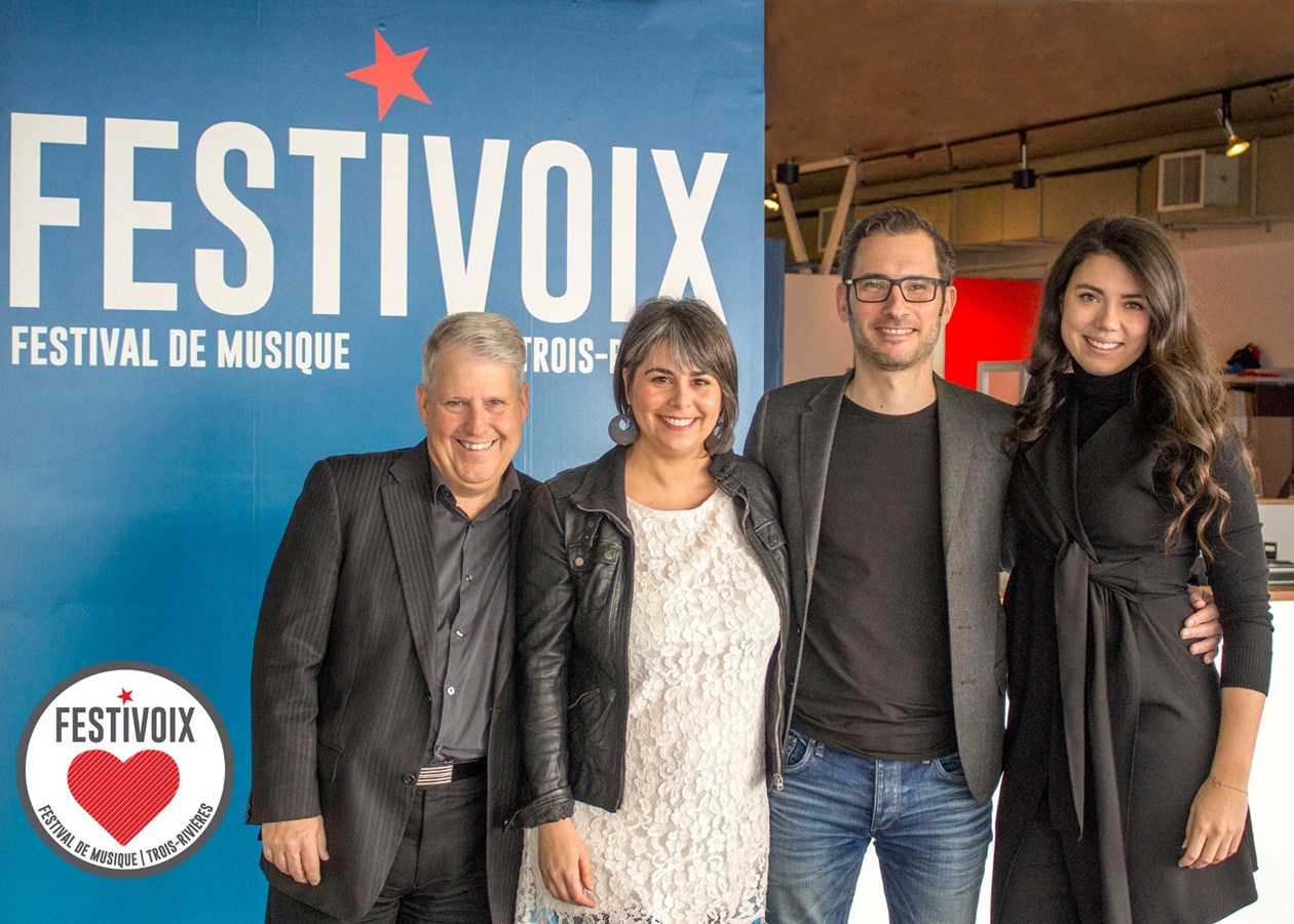 "Le FestiVoix aime": nouveau partenariat avec 3 diffuseurs de la Mauricie et du Centre-du-Québec !