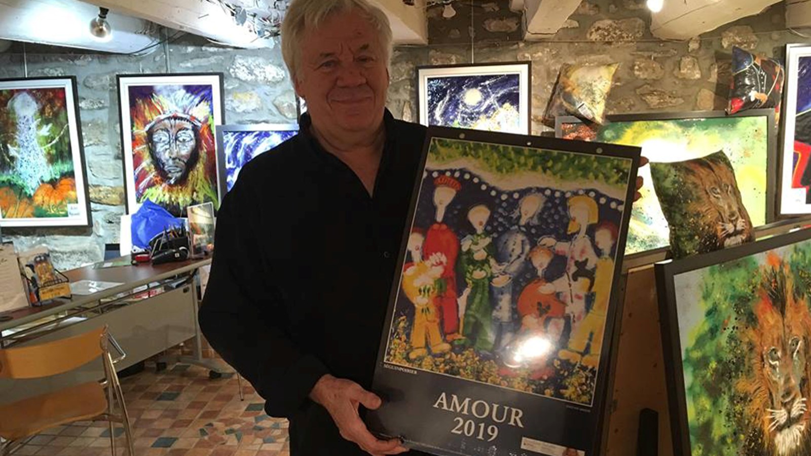 L’Amour, au cœur du calendrier 2019 de Bernard Séguin Poirier