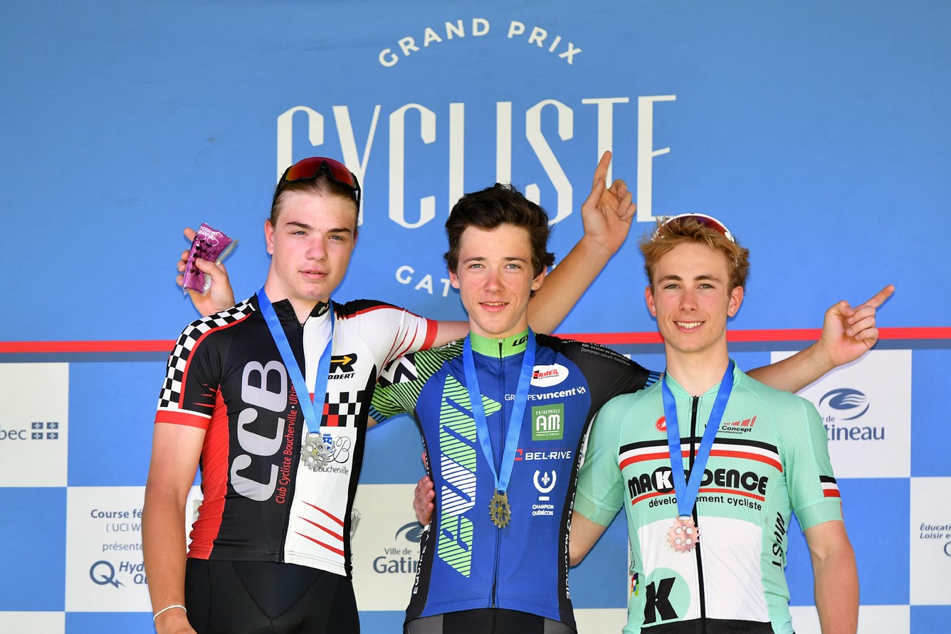 Mathias Guillemette détenteur du maillot du meneur FQSC