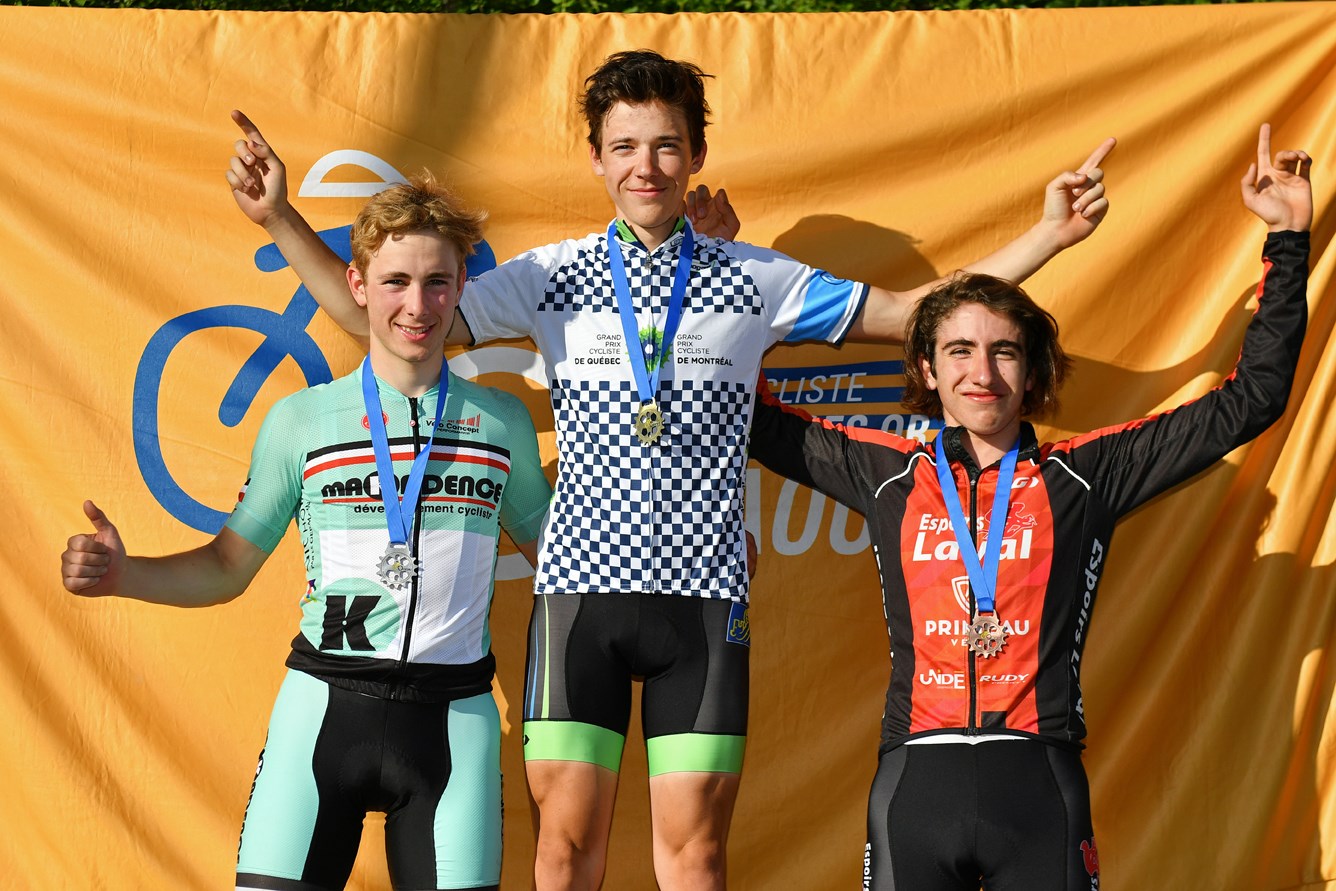 Mathias Guillemette détenteur du maillot du meneur FQSC
