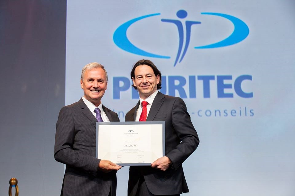 L'entreprise Pluritec, l'une des lauréates des Prix Performance du Québec.