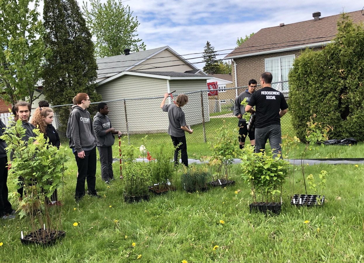 Le GP3R procède à la plantation de 200 végétaux à l’École Chavigny